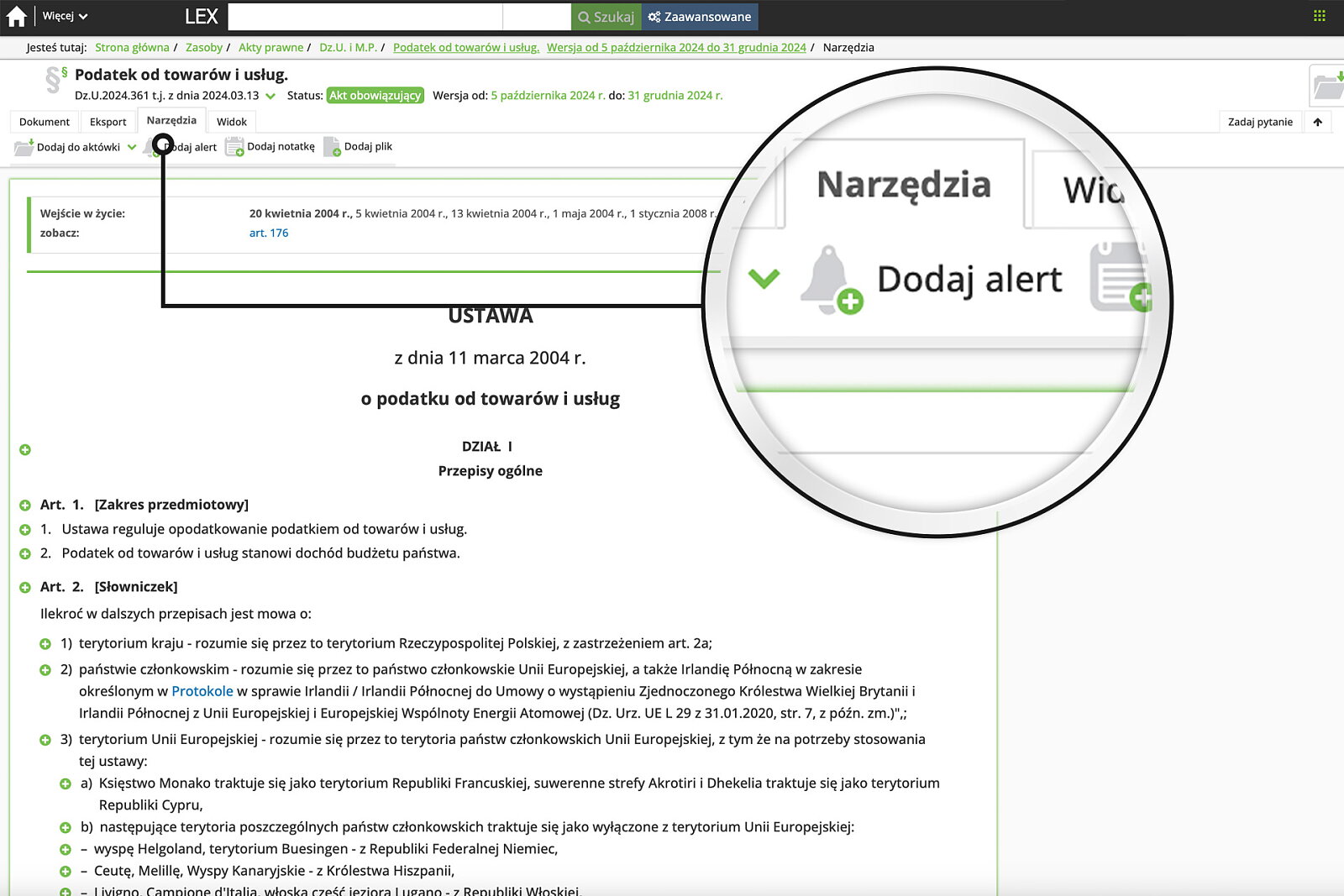 <p>Samodzielnie decydujesz, które ustawy chcesz śledzić i zakładasz na nich alerty</p>