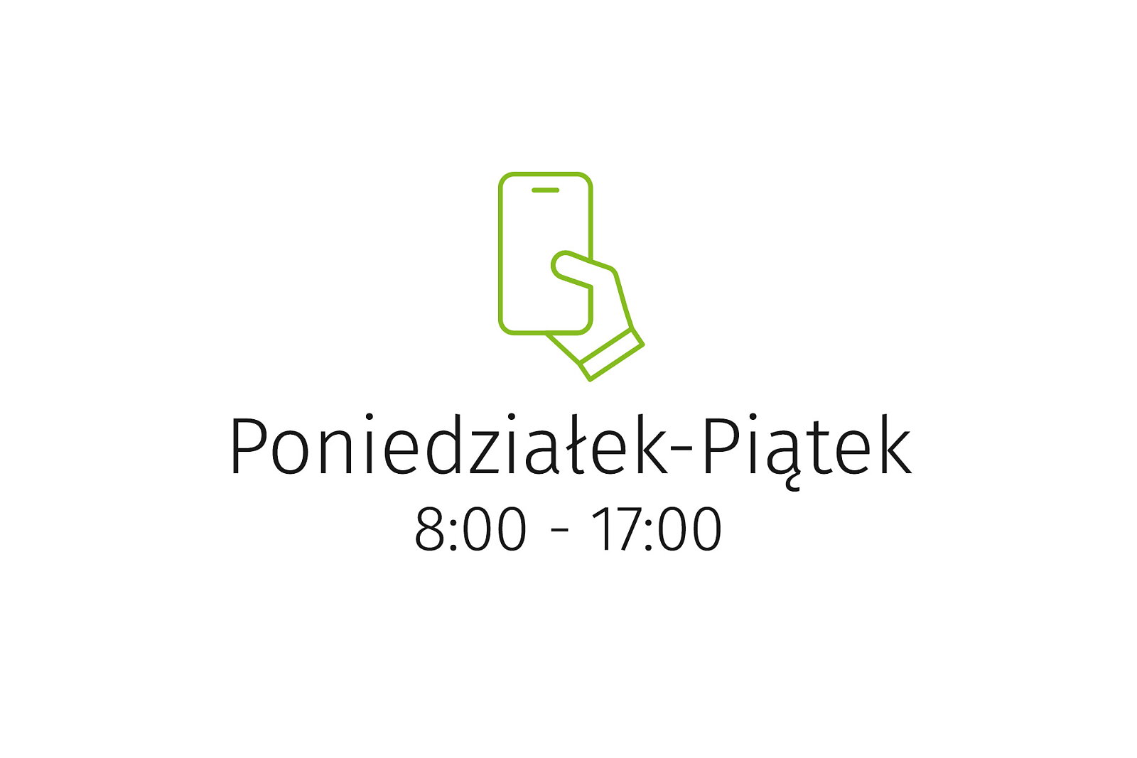 <p>Infolinia dostępna jest od poniedziałku do piątku w godzinach 8:00 – 17:00</p>